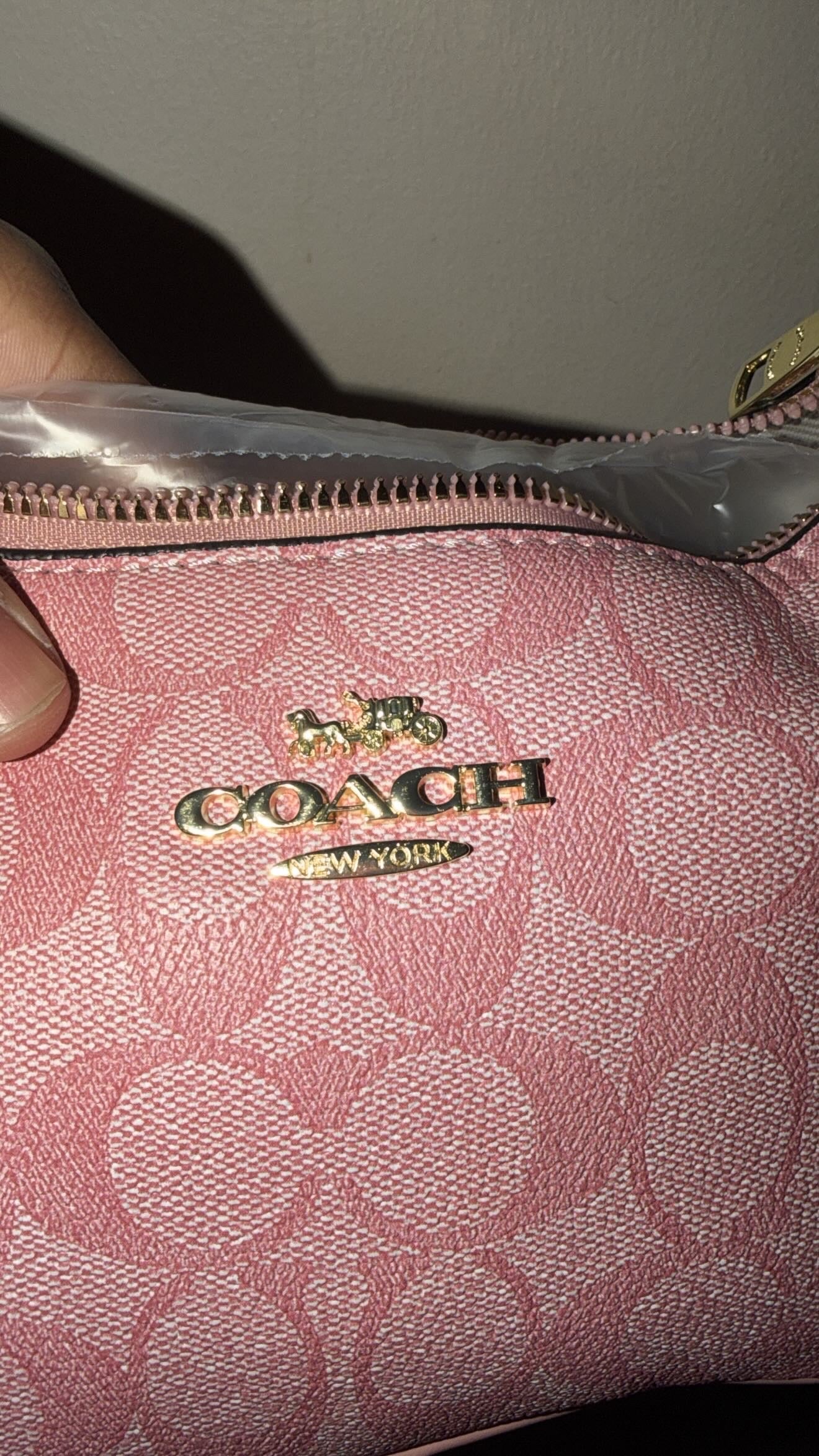 Pink coach bag