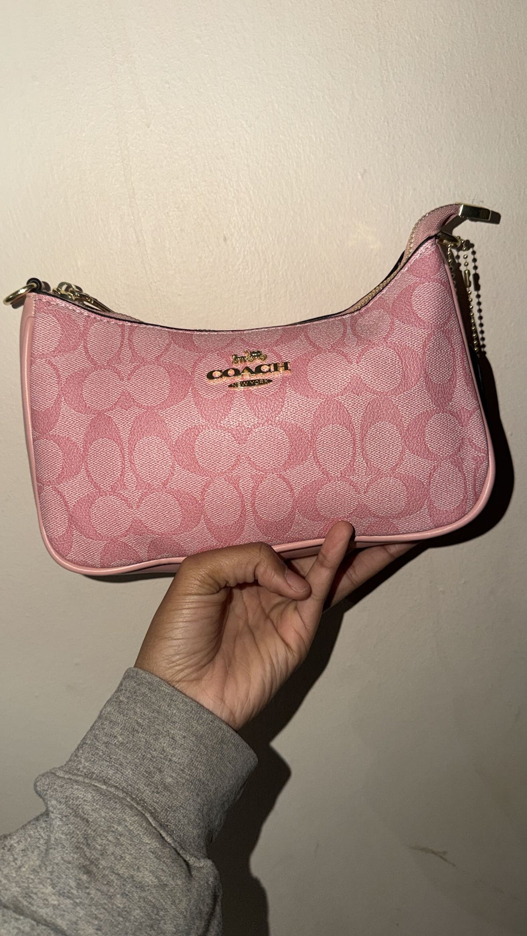 Pink coach bag