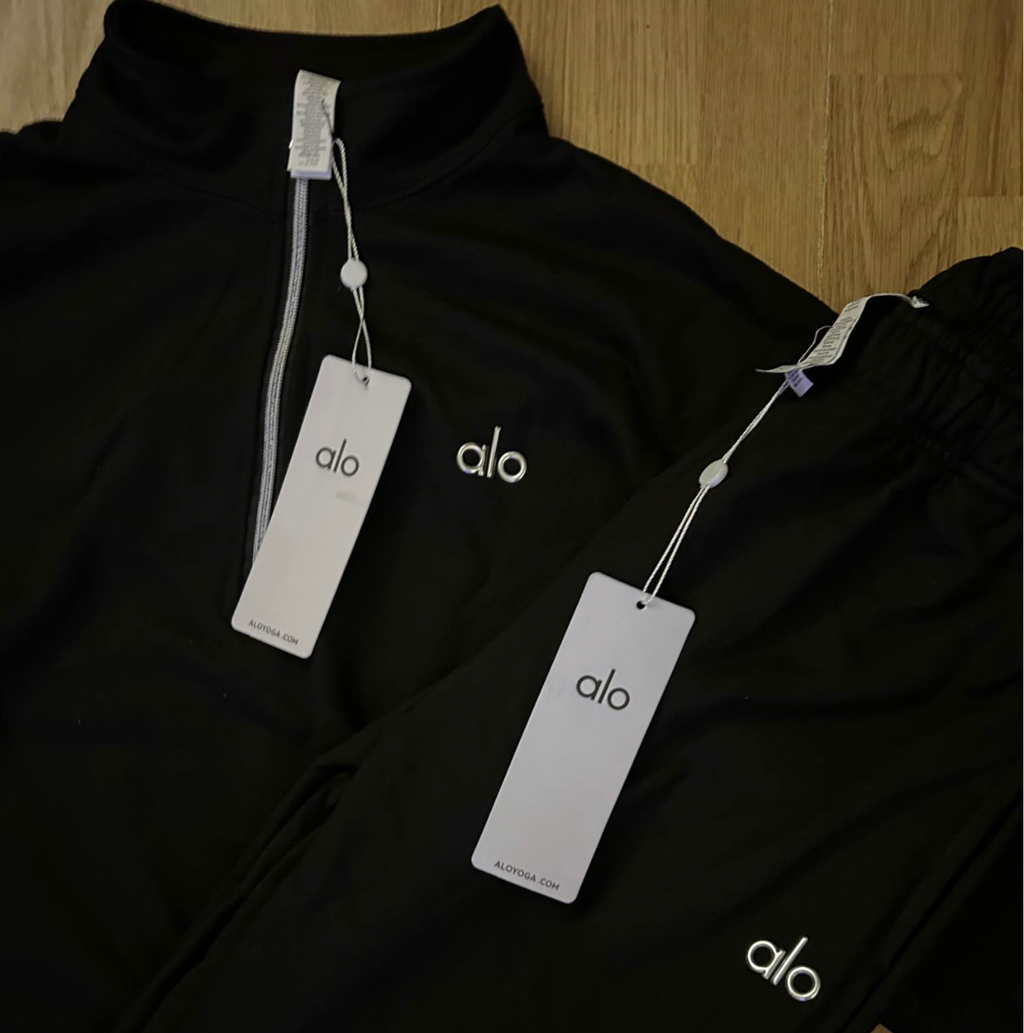 Brand New ALO Quarter Zip Set